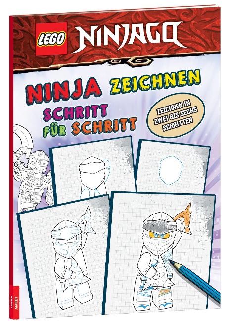 LEGO® NINJAGO® - Ninja zeichnen Schritt für Schritt - 