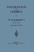Cover-Bild zum Titel 'Toleranzen und Lehren' von 'P. Leinweber'
