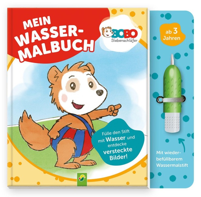 Bobo Siebenschläfer Mein Wassermalbuch - Schwager & Steinlein Verlag