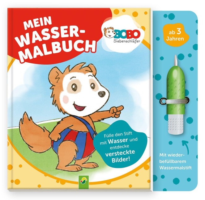 Bobo Siebenschläfer Mein Wassermalbuch - Schwager & Steinlein Verlag