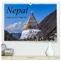Nepal- Trekking durchs Hochgebirge (hochwertiger Premium Wandkalender 2024 DIN A2 quer), Kunstdruck in Hochglanz - Holger Weigelt