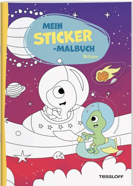 Mein Sticker-Malbuch. Weltraum - 