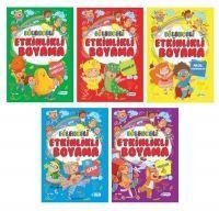 4-7 Yas Egitici Etkinlikli Boyama Seti 5 Kitap Takim - Kolektif