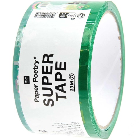 Paketklebeband Pixel, grün, 5 cm x 32 m - 