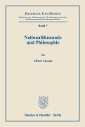 Cover-Bild zum Titel 'Nationalökonomie und Philosophie.' von 'Alfred Amonn'