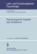 Cover-Bild zum Titel 'Psychologische Aspekte des Verstehens' von ''