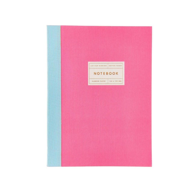 Notizbuch S, Neonpink, 80 Seiten, 100 g/m² - 