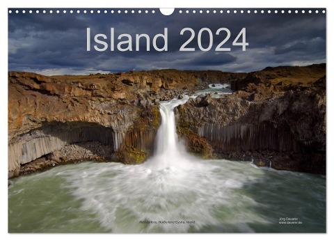 Island (Wandkalender 2024 DIN A3 quer), CALVENDO Monatskalender - Jörg Dauerer