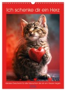 Cover-Bild zum Titel 'Ich schenke dir ein Herz (Wandkalender 2026 DIN A3 hoch), CALVENDO Monatskalender' von 'Peter Rübsamen'
