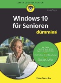 Cover-Bild zum Titel 'Windows 10 für Senioren für Dummies' von 'Peter Weverka'