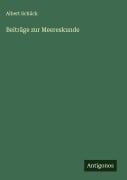 Cover-Bild zum Titel 'Beiträge zur Meereskunde' von 'Albert Schück'