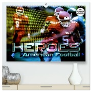 Cover-Bild zum Titel 'HEROES - American Football (hochwertiger Premium Wandkalender 2026 DIN A2 quer), Kunstdruck in Hochglanz' von 'Renate Bleicher'