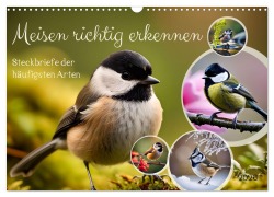 Cover-Bild zum Titel 'Meisen richtig erkennen (Wandkalender 2026 DIN A3 quer), CALVENDO Monatskalender' von 'Claudia Kleemann'