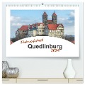 Fachwerkstadt Qudlinburg (hochwertiger Premium Wandkalender 2024 DIN A2 quer), Kunstdruck in Hochglanz - Gierok, Steffen Magik Artist Design