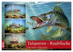 Cover-Bild zum Titel 'Talsperren - Raubfische (Wandkalender 2027 DIN A3 quer), CALVENDO Monatskalender' von 'Torsten Irmer'
