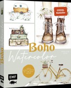 Cover-Bild zum Titel 'Boho Watercolor' von 'Madeleine Zülke'