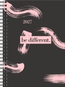 Cover-Bild zum Titel 'rido/idé 7021807027 Buchkalender Mod. Timing 1 2027 "be different" A5, Papier' von ''