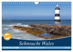 Sehnsucht Wales - Collagen eines Landes (Wandkalender 2026 DIN A4 quer), CALVENDO Monatskalender - Mooseman Sattler