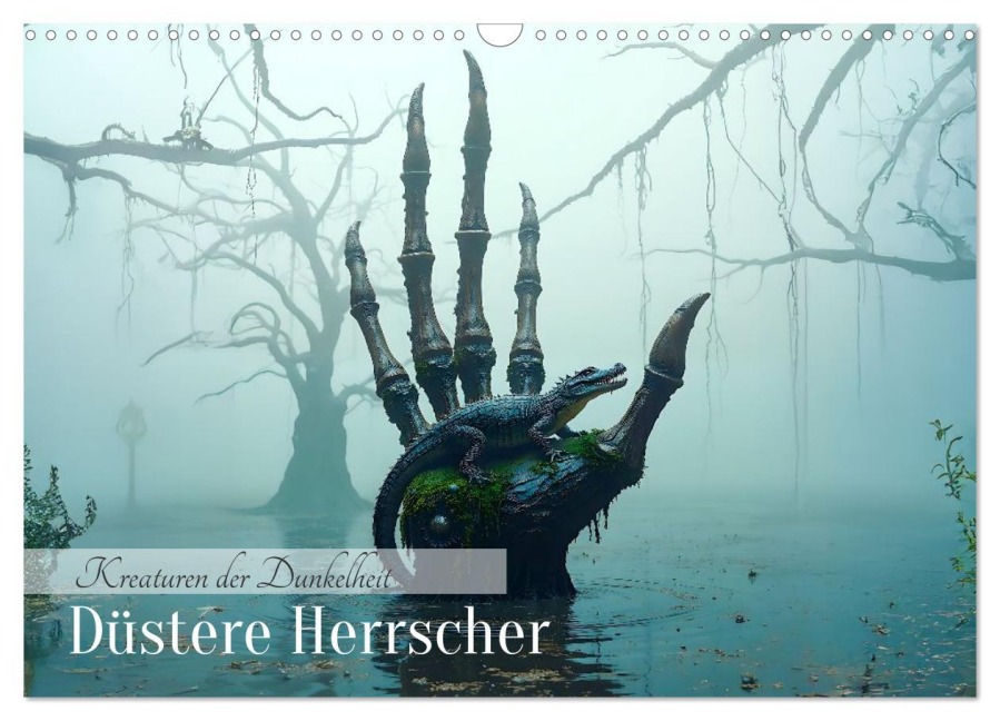 Kreaturen der Dunkelheit - Düstere Herrscher (Wandkalender 2026 DIN A3 quer), CALVENDO Monatskalender - Sell Pixs:Sell