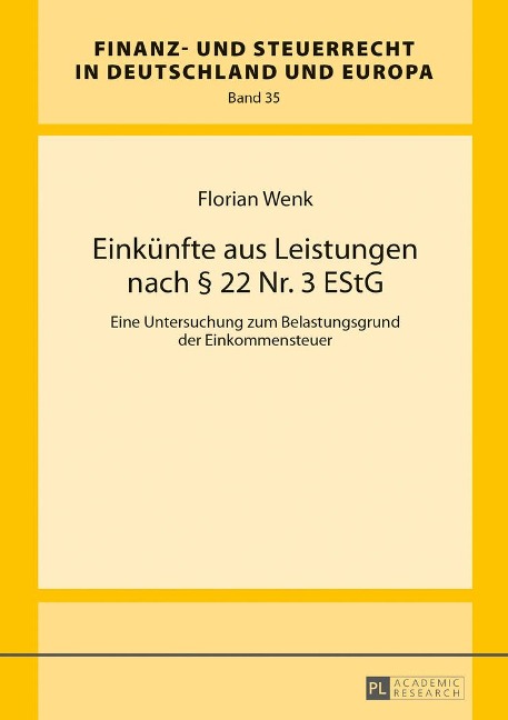 Einkünfte aus Leistungen nach § 22 Nr. 3 EStG - Florian Wenk