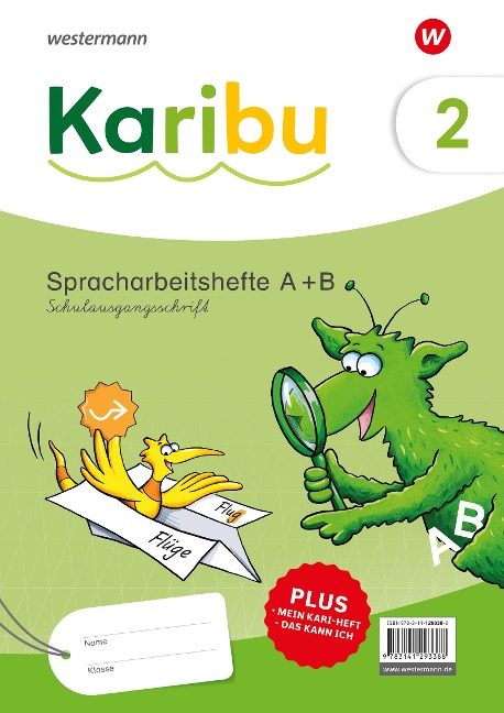 Karibu. Spracharbeitshefte 2 Schulausgangsschrift mit Diagnoseheft - 