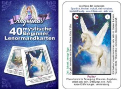 Cover-Bild zum Titel 'Angelinas 40 mystische Beginner - Lenormandkarten' von 'Angelina Schulze'