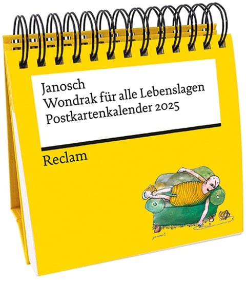 Janosch: 'Wondrak für alle Lebenslagen' (Postkartenkalender 2025) - Janosch