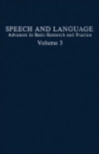 Speech and Language - 