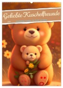 Cover-Bild zum Titel 'Knuddelige Kuschelfreunde (Wandkalender 2026 DIN A2 hoch), CALVENDO Monatskalender' von 'Franky Franky58'