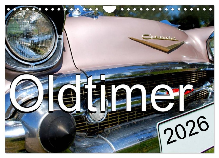 Oldtimer (Wandkalender 2026 DIN A4 quer), CALVENDO Monatskalender - Tinadefortunata Tinadefortunata