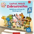 Cover-Bild zum Titel 'Laufrad, Helm & Zebrastreifen' von ''