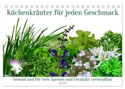 Küchenkräuter für jeden Geschmack (Tischkalender 2026 DIN A5 quer), CALVENDO Monatskalender - Claudia Kleemann
