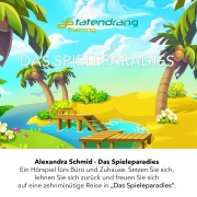 Cover-Bild zum Titel 'Das Spieleparadies' von 'Alexandra Schmid'