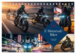 Cover-Bild zum Titel 'E-Motorrad-Biker (Tischkalender 2027 DIN A5 quer), CALVENDO Monatskalender' von 'Torsten Irmer'