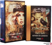 Cover-Bild zum Titel 'Steampunk Kipper - 36 Kipperkarten und 144-seitiges Booklet (Cyberpunk)' von 'Lisa Hartmann, Susanne Peymann'