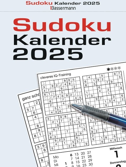 Sudokukalender 2025. Der beliebte Abreißkalender mit 800 Zahlenrätseln - Eberhard Krüger