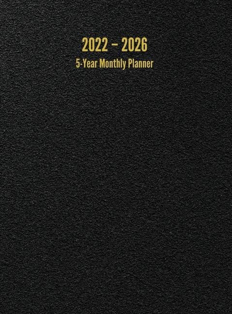 2022 - 2026 5-Year Monthly Planner - I S Anderson
