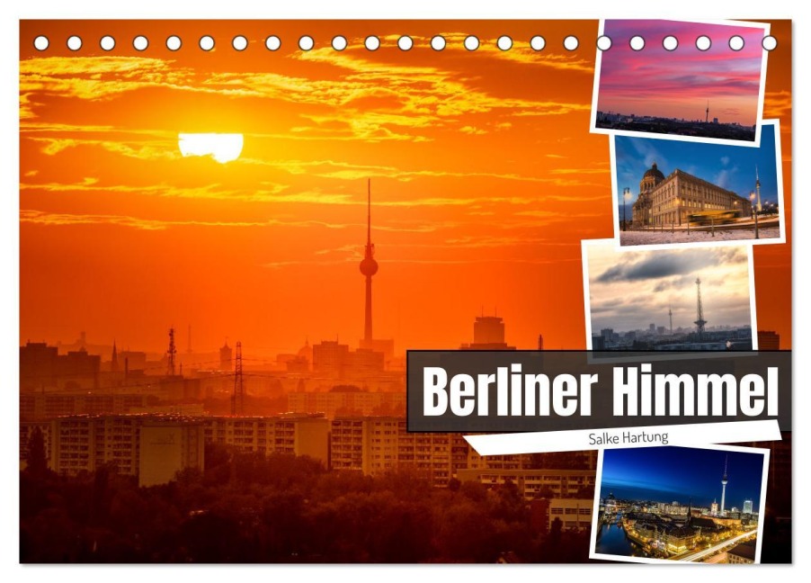 Berliner Himmel (Tischkalender 2026 DIN A5 quer), CALVENDO Monatskalender - Salke Hartung