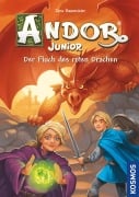 Cover-Bild zum Titel 'Andor Junior, 1, Der Fluch des roten Drachen' von 'Jens Baumeister'