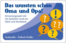 Cover-Bild zum Titel 'Das wussten schon Oma und Opa!' von 'Stefan Gutensohn, Antje Siebert-Görlitz'