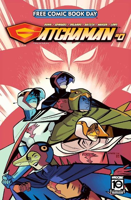 Gatchaman #0 - Cullen Bunn, Tommy Lee Edwards, Steve Orlando