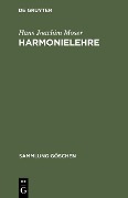 Harmonielehre - Hans Joachim Moser