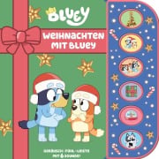 Cover-Bild zum Titel 'Bluey - Weihnachten mit Bluey - Soundbuch mit Fühlleiste und 6 Geräuschen für Kinder ab 3 Jahren' von ''