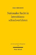 Cover-Bild zum Titel 'Nationales Recht in Investitionsschiedsverfahren' von 'Nils Börnsen'