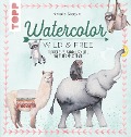 Cover-Bild zum Titel 'Watercolor Wild & Free' von 'Natalie Skatula'