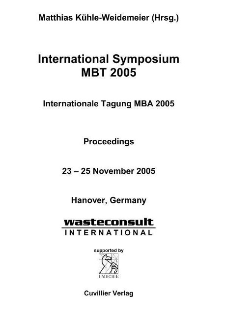 International Symposium MBT 2005 - 