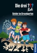 Cover-Bild zum Titel 'Die drei ??? Kids, 6, Gefahr im Gruselgarten (drei Fragezeichen Kids)' von 'Ulf Blanck'