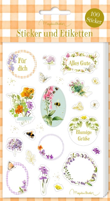 Sticker und Etiketten - Stickerbogen mit 100 Stickern - 