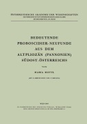 Cover-Bild zum Titel 'Bedeutende Proboscidier-Neufunde aus dem Altpliozän (Pannonien) Südost-Österreichs' von 'Maria Mottl'