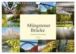 Cover-Bild zum Titel 'Müngstener Brücke - Landschaft rund um Solingen (Wandkalender 2026 DIN A4 quer), CALVENDO Monatskalender' von 'Meike Bölts'